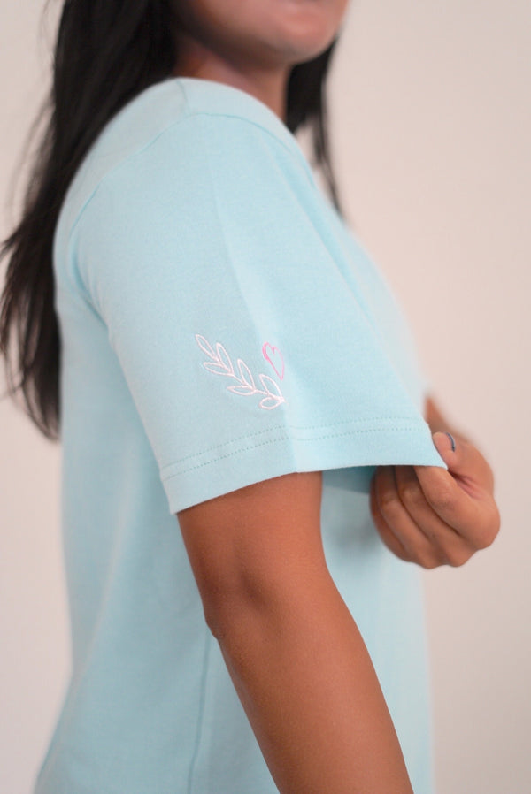 OMAMORI T-shirt /Blue